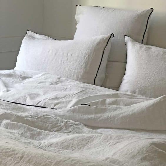 Taie d´oreiller lin coton surjet - La redoute intérieur